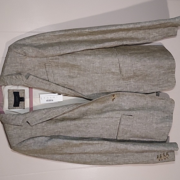 J CREW Womens LINEN BLAZER  NWT sz On Tag T8 - Picture 1 of 12
